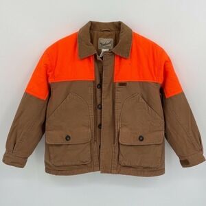 Vtg Woolrich Field Hunting Jacket Large Blaze Orange Heritage Workwear Gorpcore